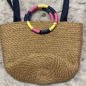 NWOT GAP straw crossbody/ tote